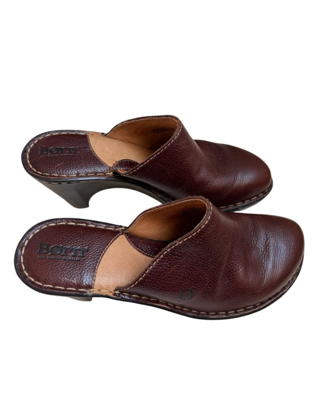 Born Leather Clogs (Brown) - Size 8 - Picture 3 of 11